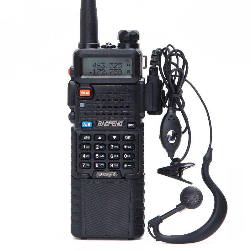 BaoFeng UV-5R 5 Вт 3800 мАч длинный литий-ионный аккумулятор двухдиапазонный 136-174 и 400-520 МГц Ham CB двухстороннее Радио рация передатчик UV5R