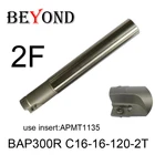 BEYOND BAP300R C16-16-120-2T фреза 2 флейты BAP300 BAP фреза вставки карбида Концевая фреза
