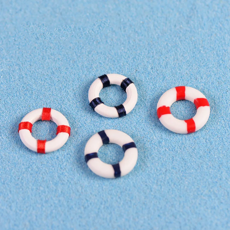 Спасательный круг плавающий модель мини смолы фея сад миниатюры DIY Террариум