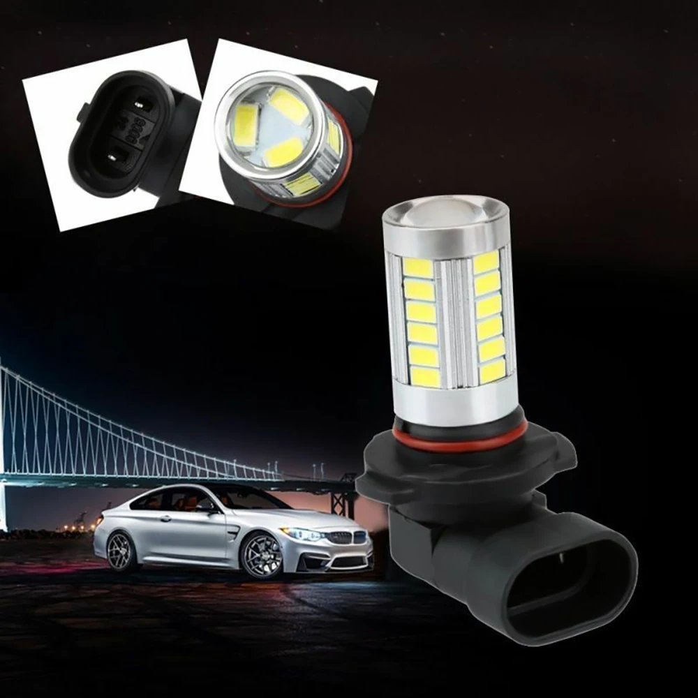 2x9006 HB4 5630 33SMD автомобильный противотуманный светильник светодиодный для вождения