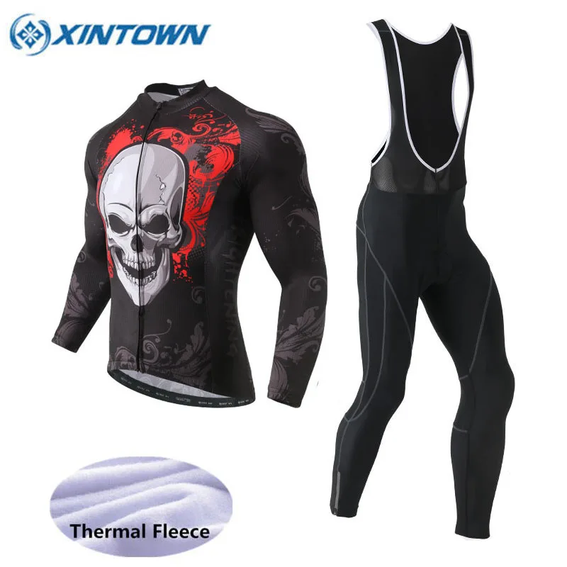 Комплект велосипедной одежды XINTOWN 2020 профессиональная команда с длинным рукавом