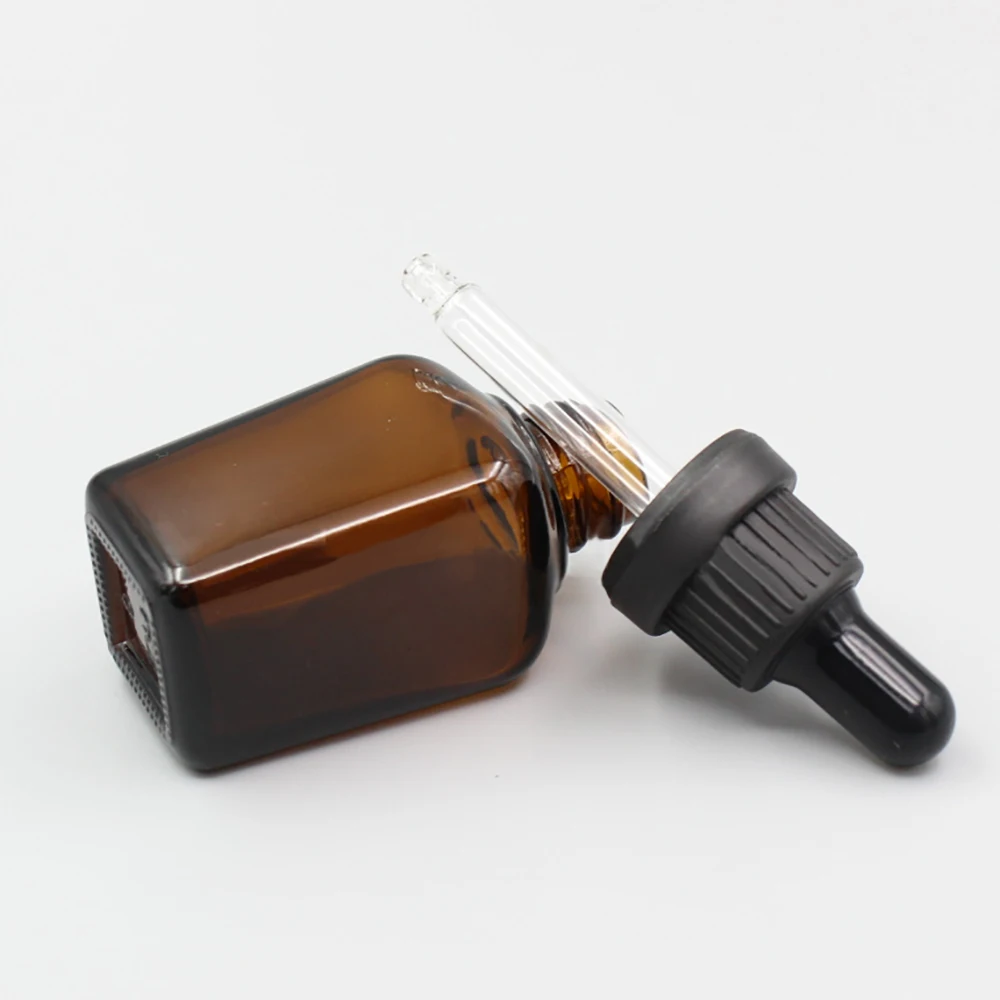 Beard Oil Bottle for Man, 20ml Amber Glass Bottle for Sale