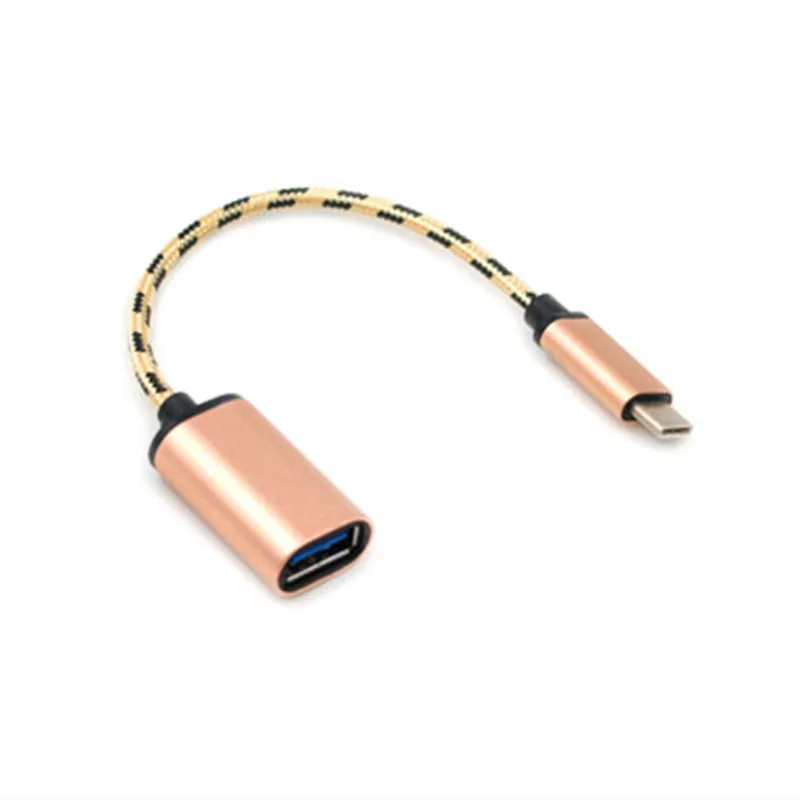 Новый металлический Удлинительный кабель USB C 3 1 Type штекер гнездо OTG адаптер для