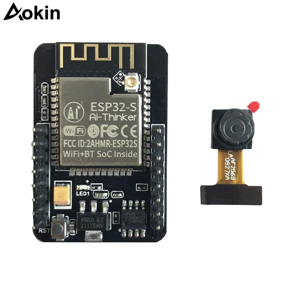 ESP32-CAM WiFi Module ESP32 Serial to WiFi ESP32 CAM Development Board 5V Bluetooth with OV2640 Camera Module 32-bit CPU 240MHz nodemcu 32s lua wifi iot development board serial wifi module based on esp32 development module