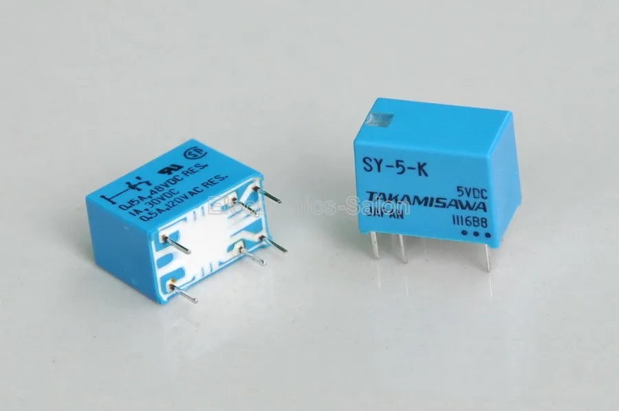 

( 20 pcs/lot ) TAKAMISAWA Small Size SY-5-K 5V SPDT Signal Relay