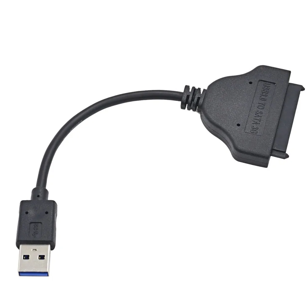 Высокоскоростной USB 3 0 до 22 PIN SATA адаптер usb-кабель 7 + 15 22Pin конвертер для 2 5 &quotSSD HDD