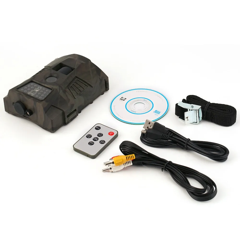 

Motion Detection hunting trail camera HT-001 with 30pcs Black IR LED photo traps digital infrared camera for Animals Trail Traps