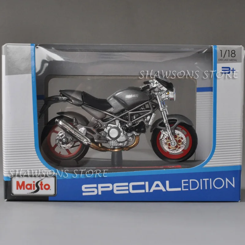 Литые игрушечные модели Maisto 1:18 Ducati Monster S4 уличный велосипед миниатюрная копия мотоцикла