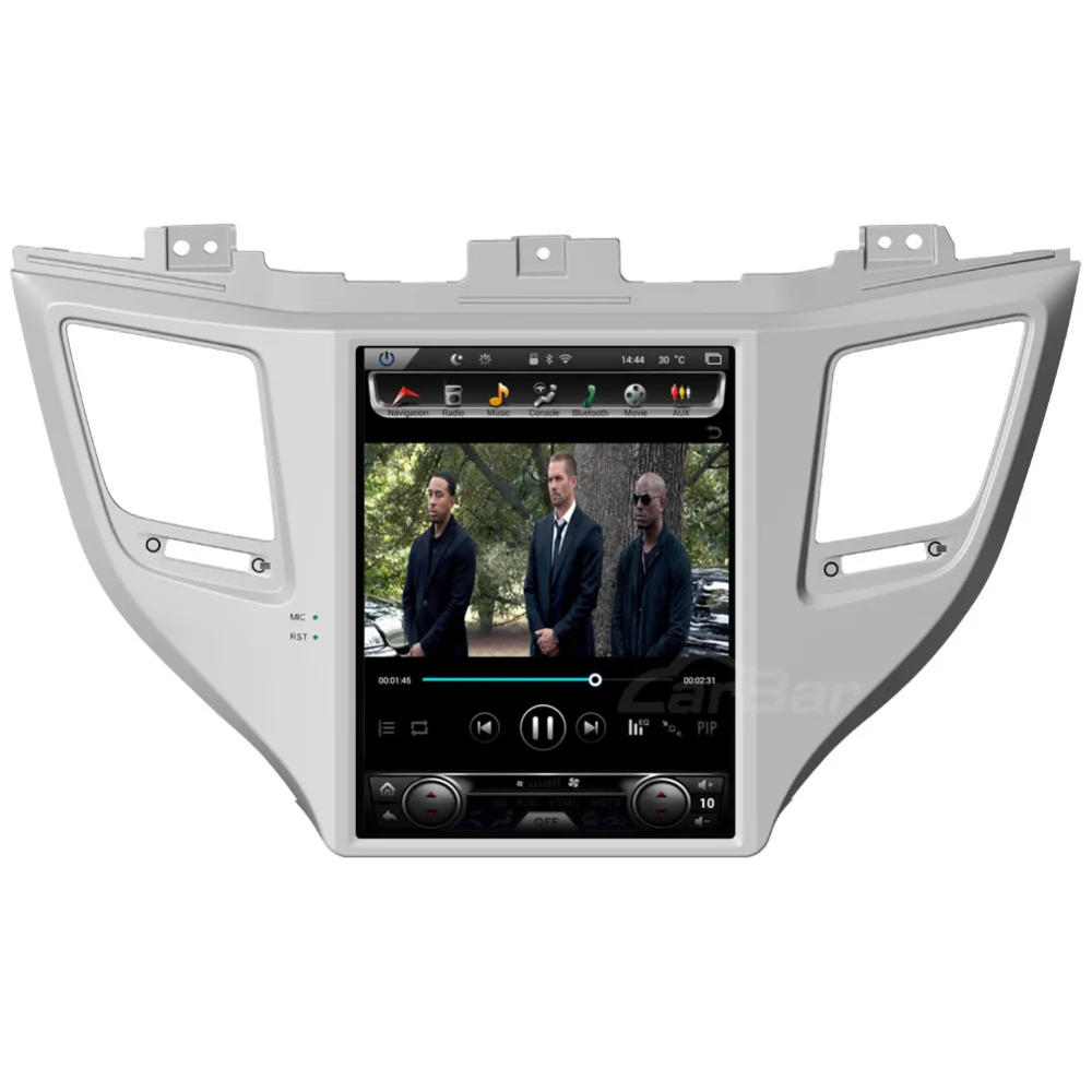 1" вертикальный экран Tesla стиль 1024*768 Android автомобильный DVD gps навигация радио аудио стерео плеер для hyundai Tucson