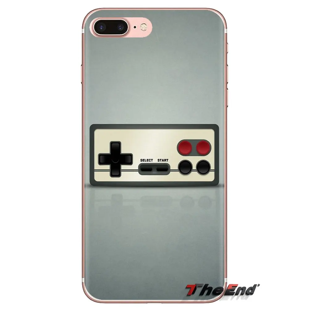 Прозрачные мягкие чехлы смешной игровой контроллер ретро для iPod Touch Apple iPhone 4 4S 5 5S