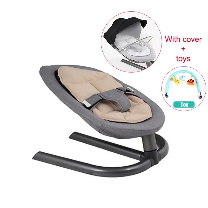 With toy and cover Детское кресло-качалка IMBABY, детское кресло-качалка для новорожденных, детское кресло-качалка, детское кресло-качалка - Цвет: With toy and cover