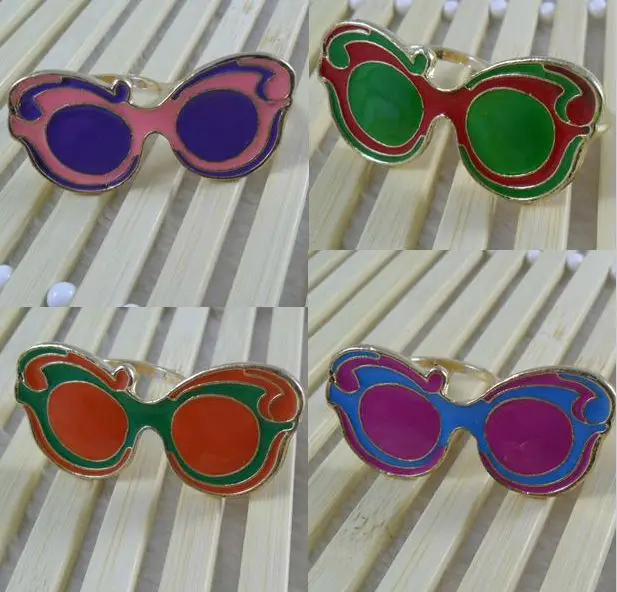 (Смешанный заказ) Новое поступление крутые ослепляющие очки кольцо 12 шт./упак. |