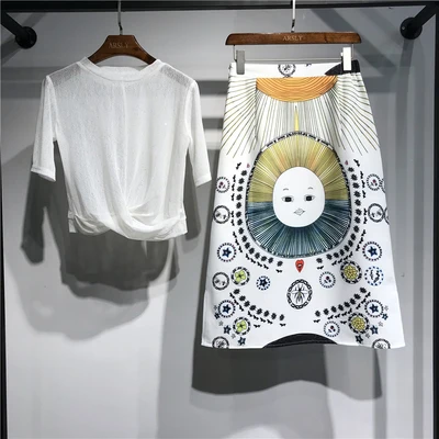 Летний женский комплект из 2 предметов прозрачный топ с коротким рукавом блуза +