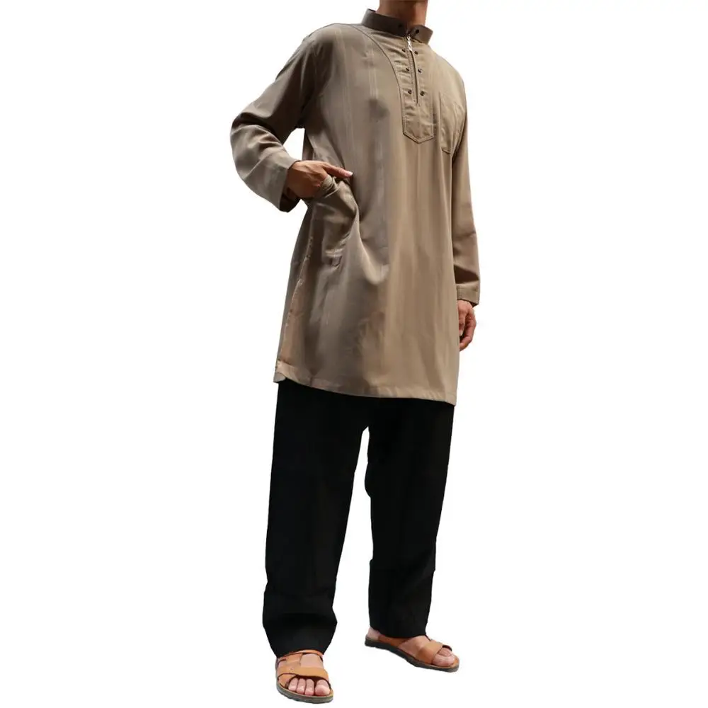 Оптовая Малайзия мусульманская Мужская блузка на молнии | Тематическая одежда и