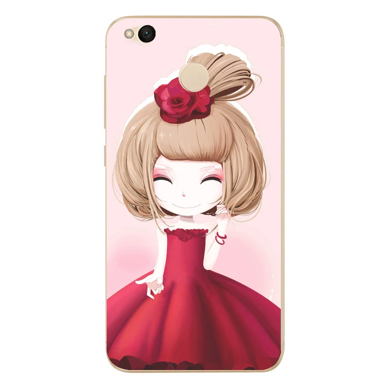 MLCRIYG Soft Phone Case For Xiaomi Redmi 4X TPU Coloful Marble Manlada Painted Design Fundas B066 |