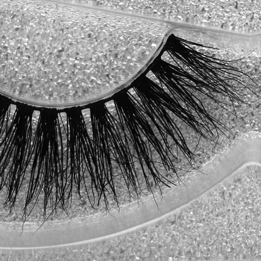 Индивидуальные стерео накладные ресницы толстые 3D норковые 100% ручная работа