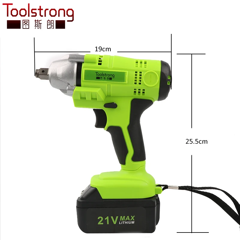 Электрический ключ Toolstrong 21V 2000mAh беспроводной Электроинструмент 320N. m