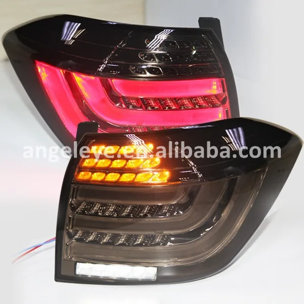 

2011-2013 Year For Highlander Kluger Full LED Back Lamp Smoke Black Color rear light BZW for bmw style