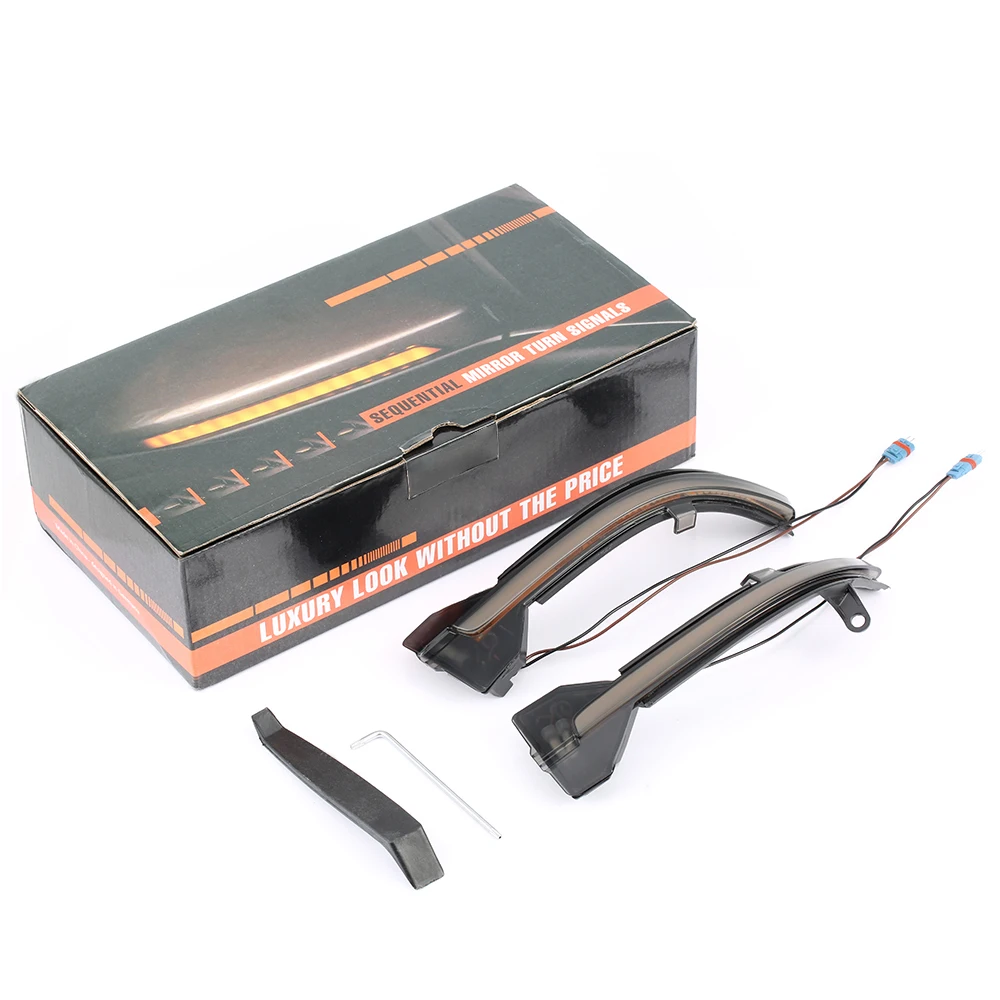 2 шт. светодиодный зеркало заднего вида Индикатор для зеркала мигалка