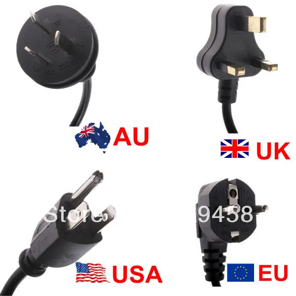 4 фута 1 2 м кабель питания свинцовый к 3 Pin для ноутбука адаптер переменного