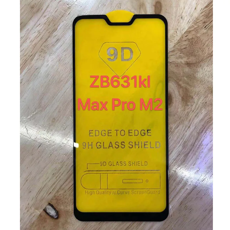 2 шт 9D закаленное стекло для ASUS zenfone max Pro(M2) ZB631KL ZB633KL полное покрытие Защита экрана для zenfone max m1 zb601kl Lite