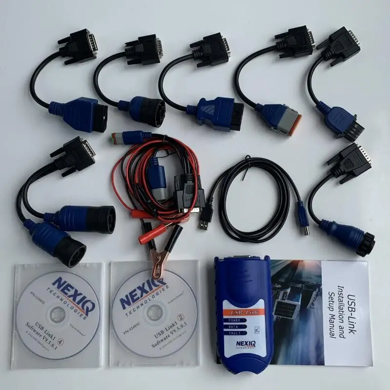 DHL nexiq адаптер 125032 usb link дизельное топливо диагностический сканер для грузовиков с