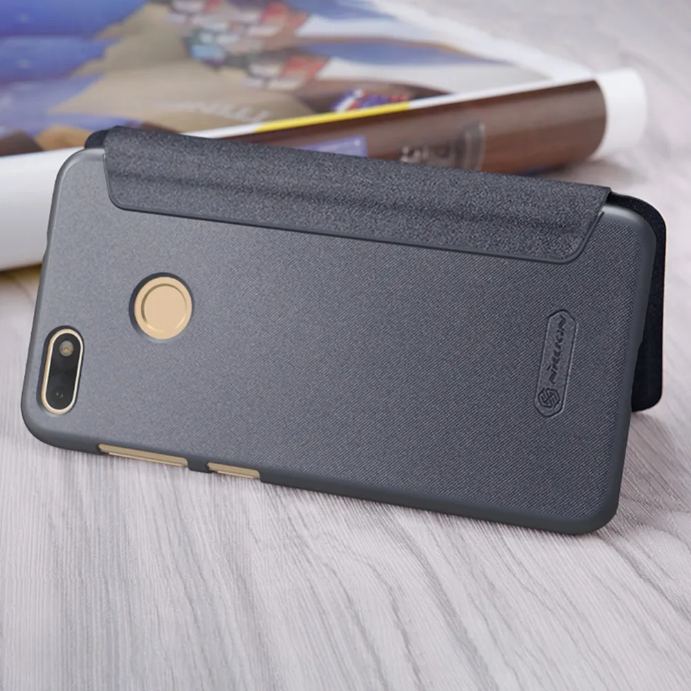 Для Huawei P9 lite mini чехол с откидной крышкой серия Nillkin sparkle PU кожаный для huawei p9 mini/Y6 pro