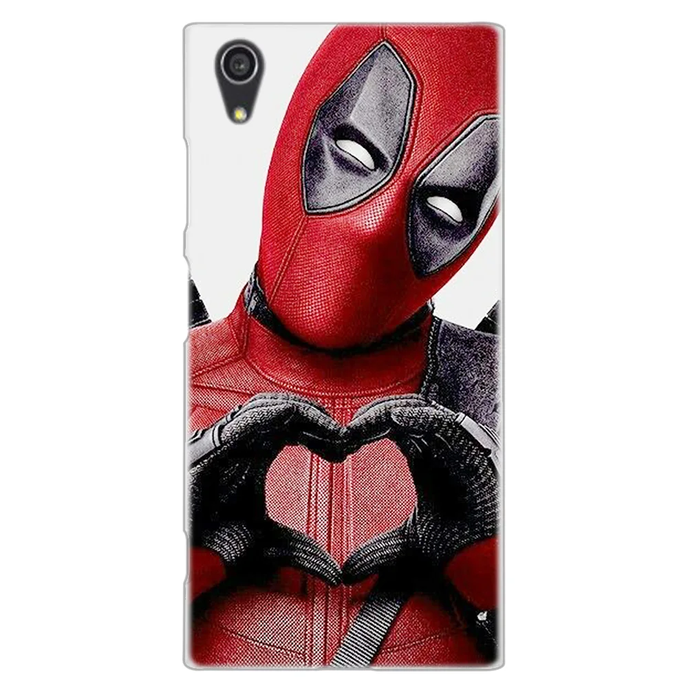 Модный чехол MLLSE Marvel Hero Deadpool для sony Xperia X XA XA1 XA2 Plus XA3 XZ XZ1 XZ2 XZ3 XZ4 Compact L1 L2 L3