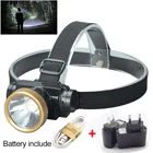 Светодиодный налобный фонарь высокой мощности, Головной фонарь с зарядкой от USB, уличный фонарь для рыбалки, кемпинга, охоты