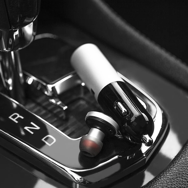 Ovevo Q8 автомобиля Зарядное устройство USB интерфейс Bluetooth стерео гарнитура ответ на