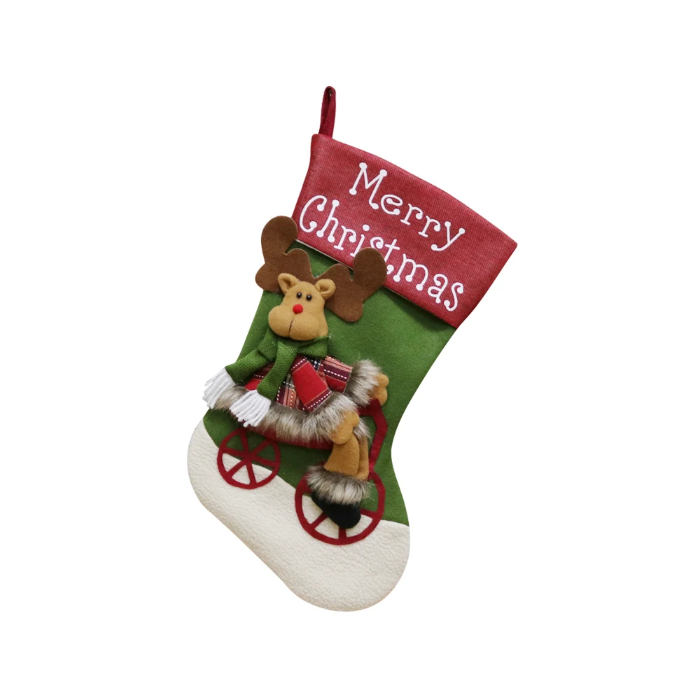 Новые 2018 детские носки зимние теплые рождественские подарки стерео-носки Мягкий