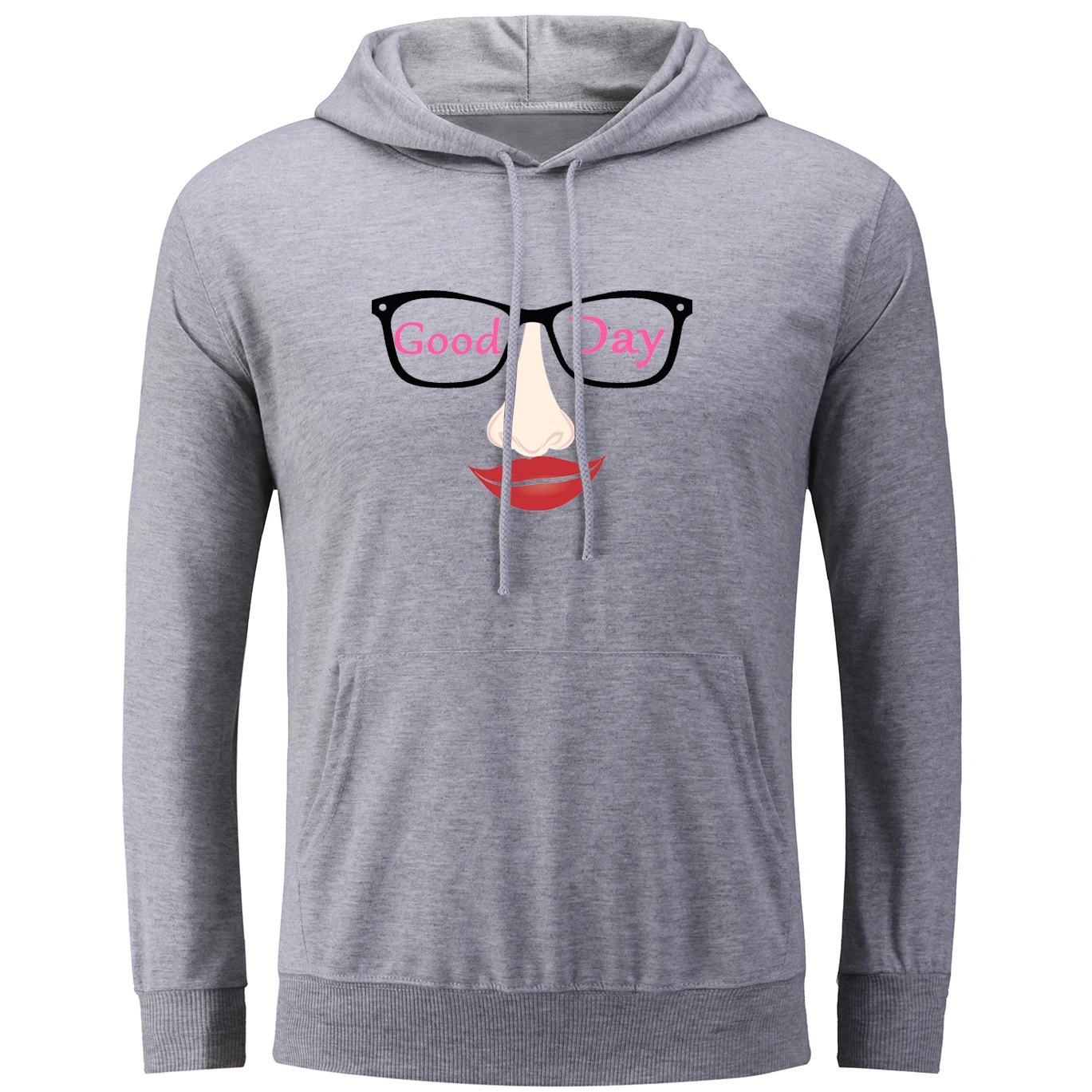 Женская толстовка с капюшоном и принтом сердечек в стиле хип-хоп | одежда