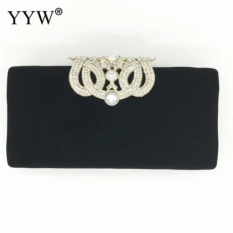 Женский клатч Стразы Red с металлическими роскошными сумочками женские сумки