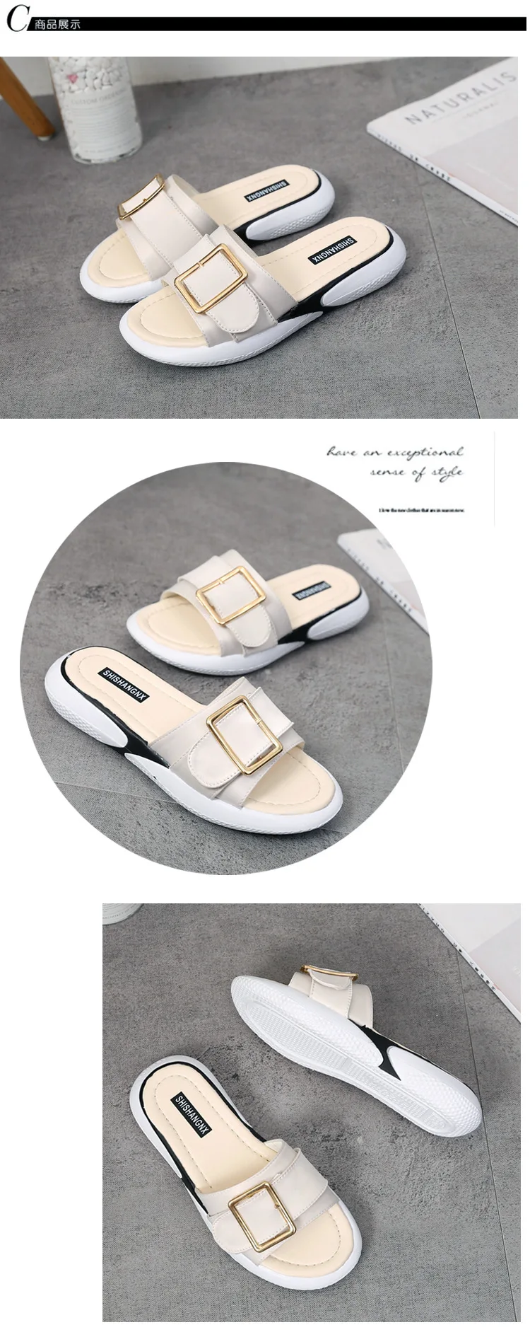 Summer Sandals Women Shoes Beach Slippers Outdoor River Plate Sports Wind Sponge Cake Wearing Thick Comfortable Clogs For Women