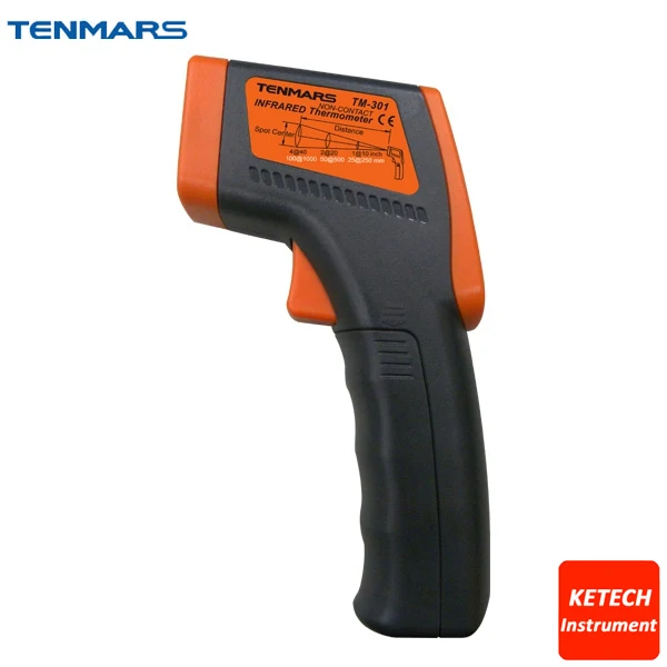 

Infrared Thermometer with LCD Display for HVAC Inspection, Electrical Inspection and Motor Inspection TM301