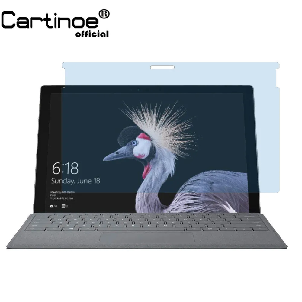 Cartinoe 12 3 дюймов Защитная плёнка для экрана ноутбука microsoft Surface Pro 4 Tablet Anti Blue Light
