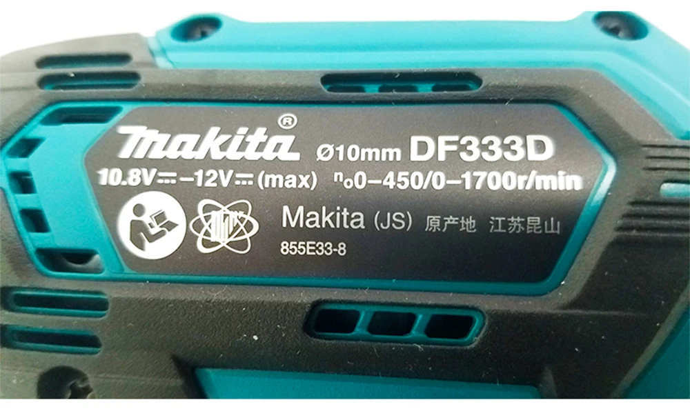 Япония Makita DF333 Аккумуляторный шуруповерт 12V литиевая батарея ручная дрель многофункциональный бытовой отвертка 1700 ОБ/мин 30/14N. М