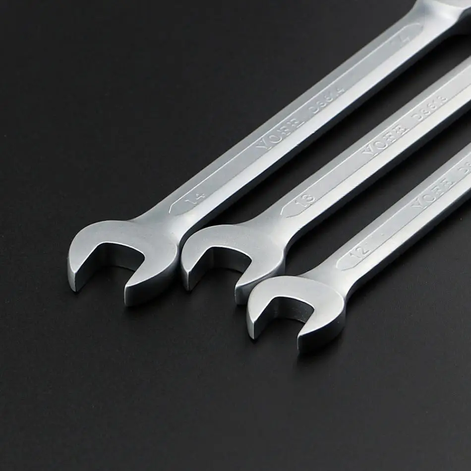 

7pcs/lot Fixed Head Ratchet Wrench Set 8mm-19mm CRV Ratchet Wrench Hardware Tools Set with Bag Combination Wrenches