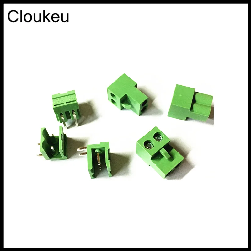 Гибкий штырьковый Соединительный терминал HT5.08 2P диаметром 5 08 мм разъем + гнездо 10