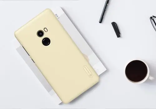 gold Для Xiaomi mi X2 чехол для телефона Nillkin Super Frosted Shield пластиковый жесткий чехол задняя крышка с защитой экрана для Xiaomi mi X2 - Цвет: gold