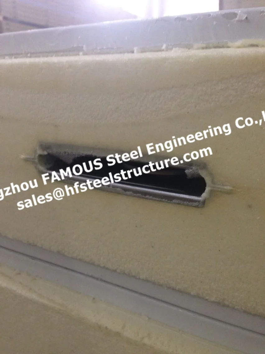 Pu Изолированная сэндвич панель б/у прогулка в холодильнике|walking| |