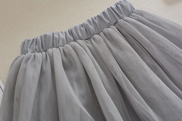 Юбка для маленьких девочек детская модная сетчатая юбка дышащая мини-юбка