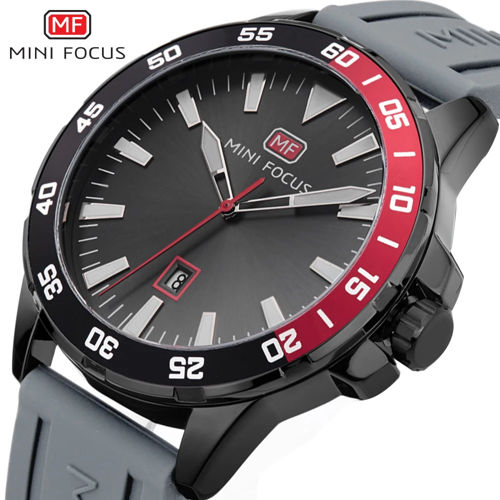 

Men Watch New Top Luxury Brand Sport Military Business Casual Male Clock Rubber Strap Wrist Quartz Mens Watches Black Dial Wach