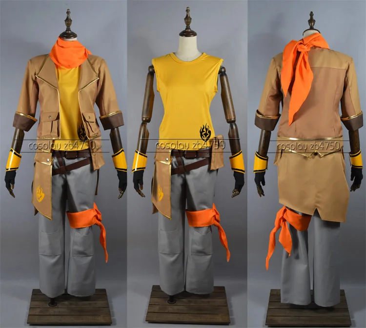 2017 Yang Xiao длинная мужская версия Косплей RWBY костюм для Хэллоуина