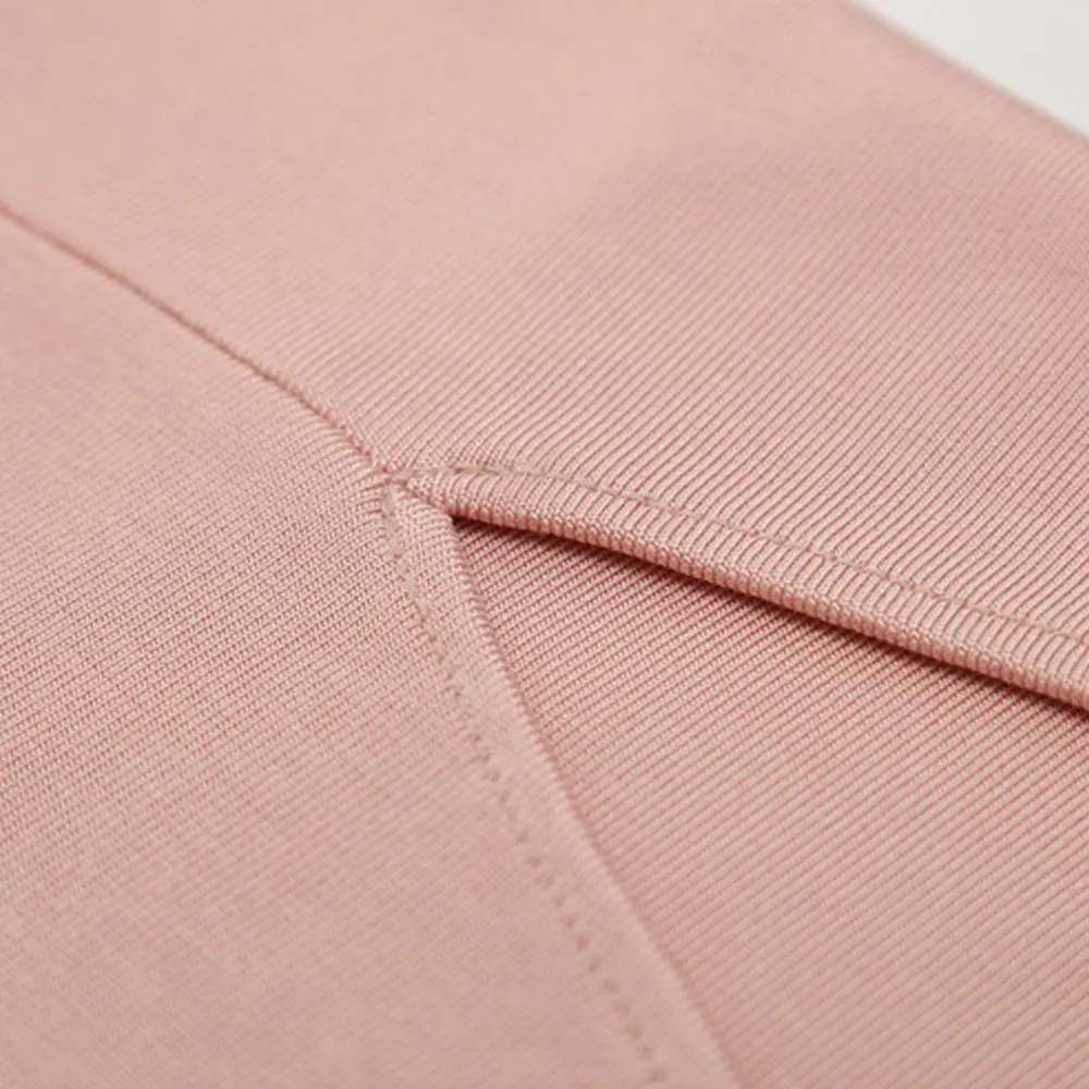 

wholesale pink beading open fork 2018 newest arrival sexy women's sleeveless rayon mini bandage dress