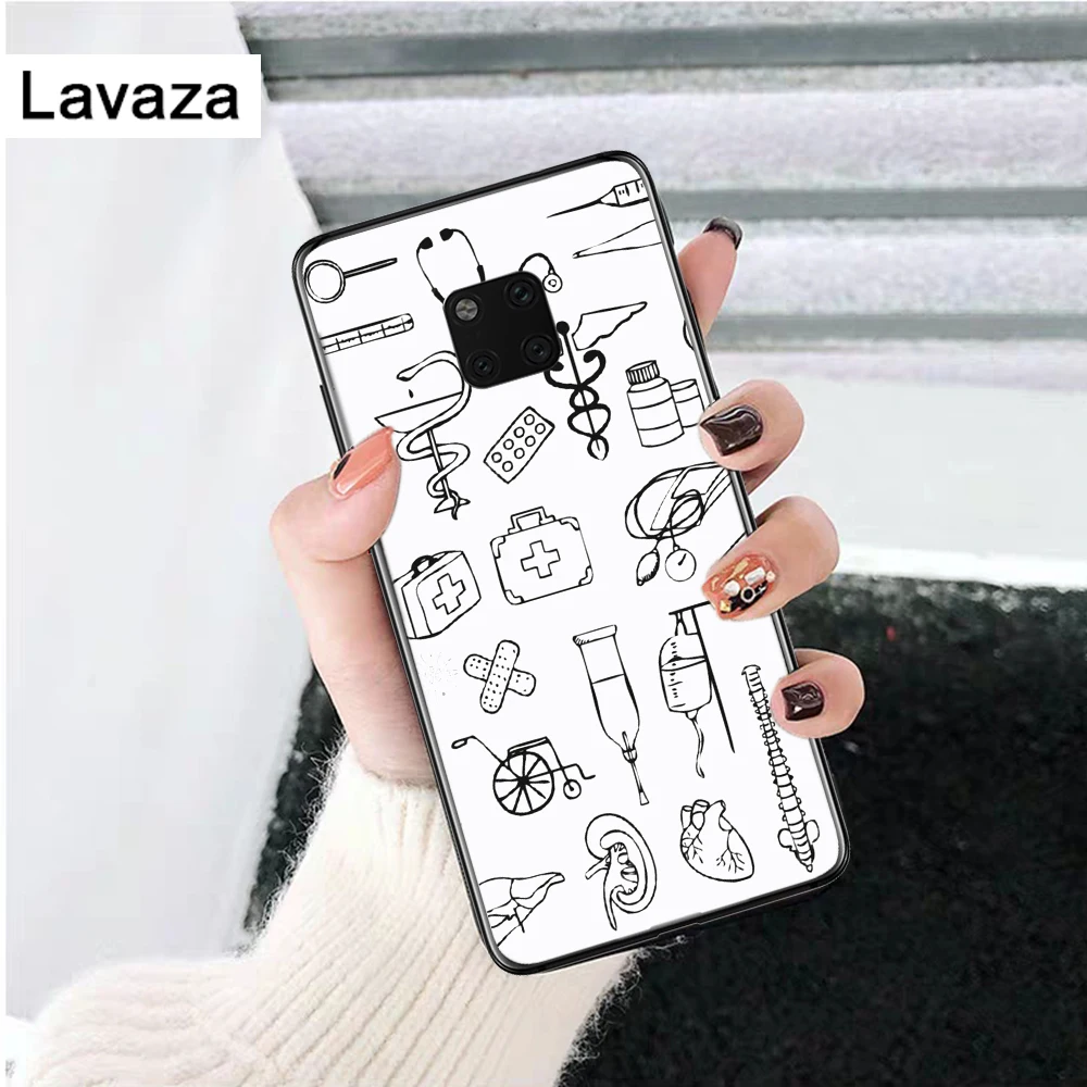 Силиконовый чехол для медсестры медицинской медицины Huawei Mate 10 Pro 20 30 Lite Y5 Y6 Y7 Y9 Prime