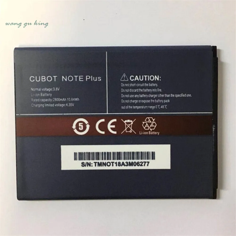 CUBOT Note Plus батарея 2800 мАч новая Оригинальная запасная для сотового телефона + в