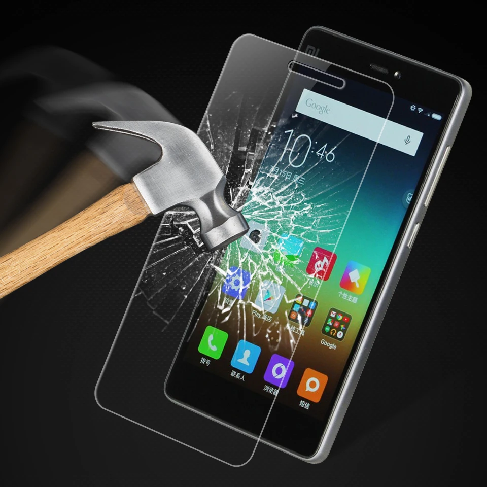 2 шт закаленное стекло Xiaomi Mi4c Защитное для экрана Mi4i Mi 4c защитная пленка Wolfsay|xiaomi