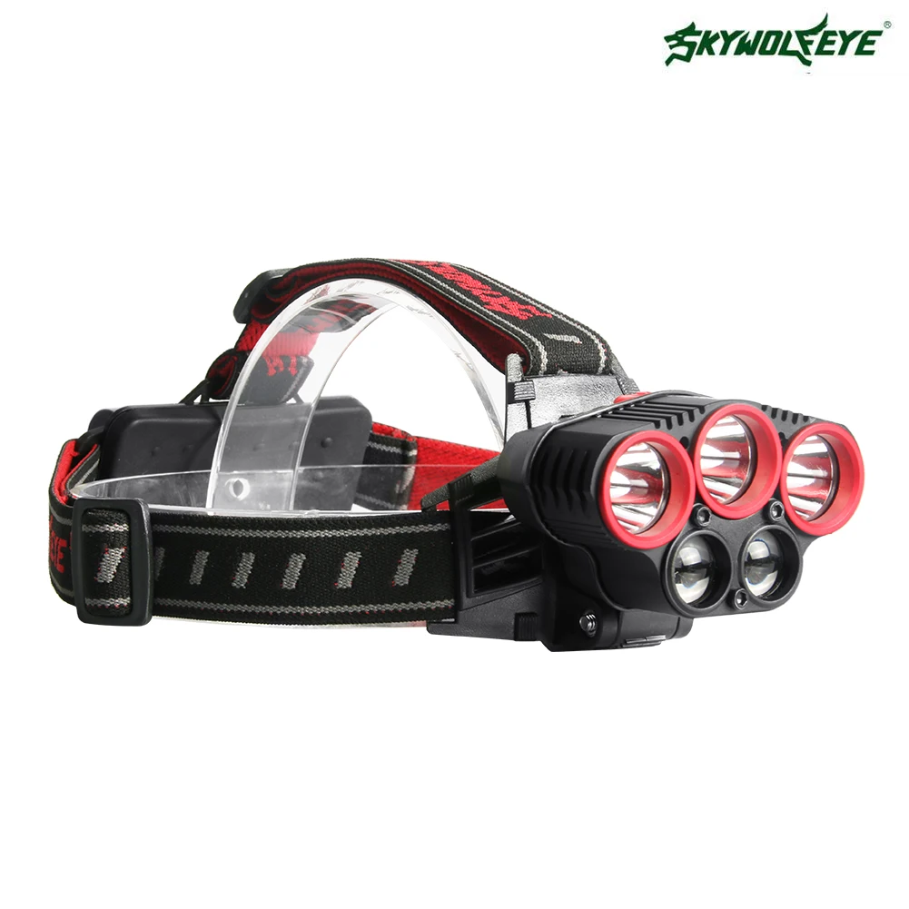 SKYWOLFEYE T6 XPE светодиодный налобный фонарь 1500Lm перезаряжаемый масштабируемый