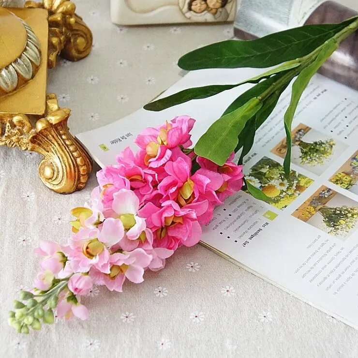 Mix pink Гиацинт фиолетовый цветок поддельные шелковые искусственные цветы для свадьбы, дня рождения, вечеринки, свадебные цветочные украшения для дома, декоративные цветы - Цвет: Mix pink